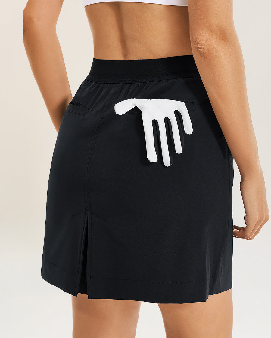 Black TrailTrek Hiking Skirt 18"
