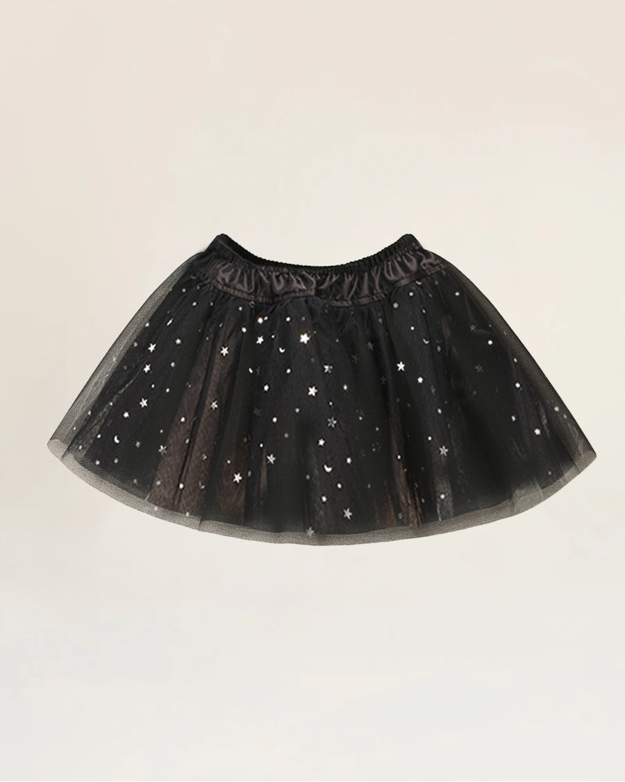 Sparkling Black Girls Sparkling Tulle Skirt