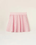 Sparkling Ballet Pink Girls Chiffon Pull-On Wrap Skirt