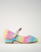 Rainbow Girls Low Heel Mary Jane Dress Shoes