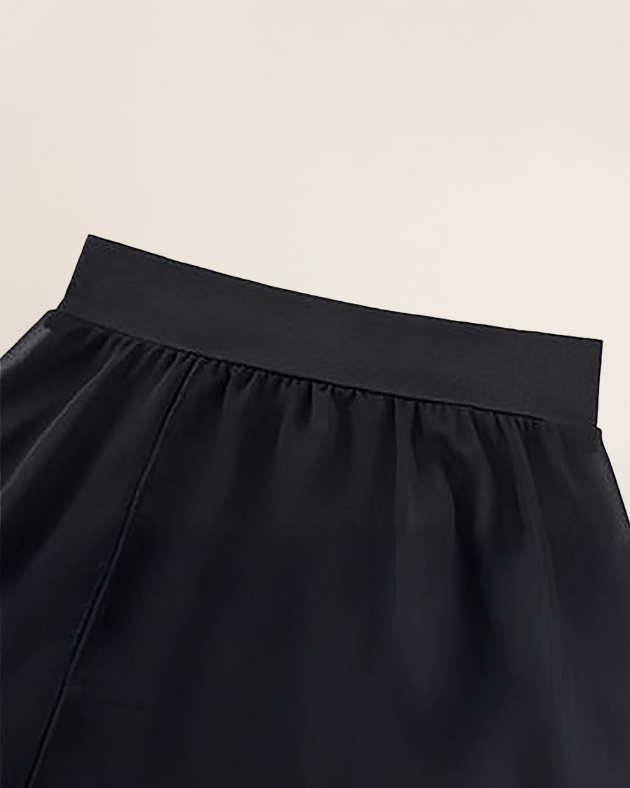 Black Girls Chiffon Pull-On Skirt