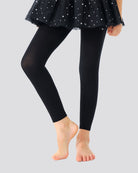Black Girls Ultra Soft Footless Ballet Tights - View 1