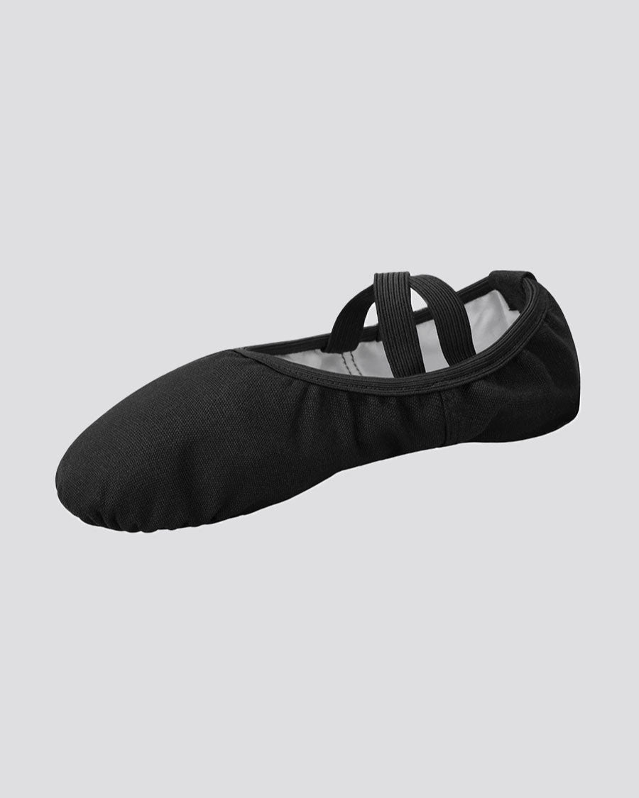 Black Adults Canvas Ballet Shoes