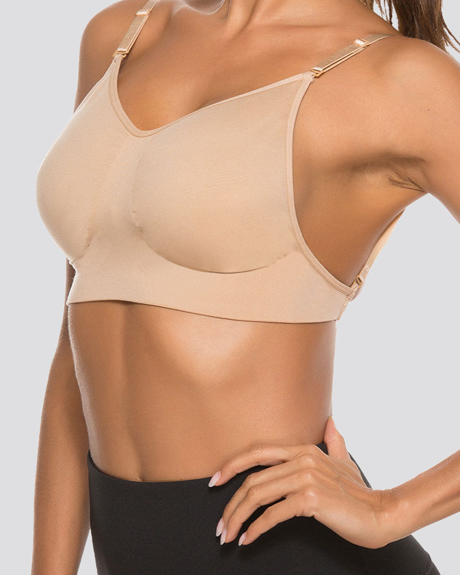 comfortable bras side view