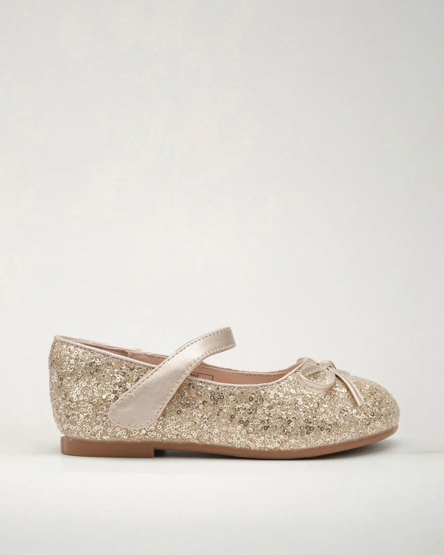 Gold Girls Classic Mary Jane Shoes