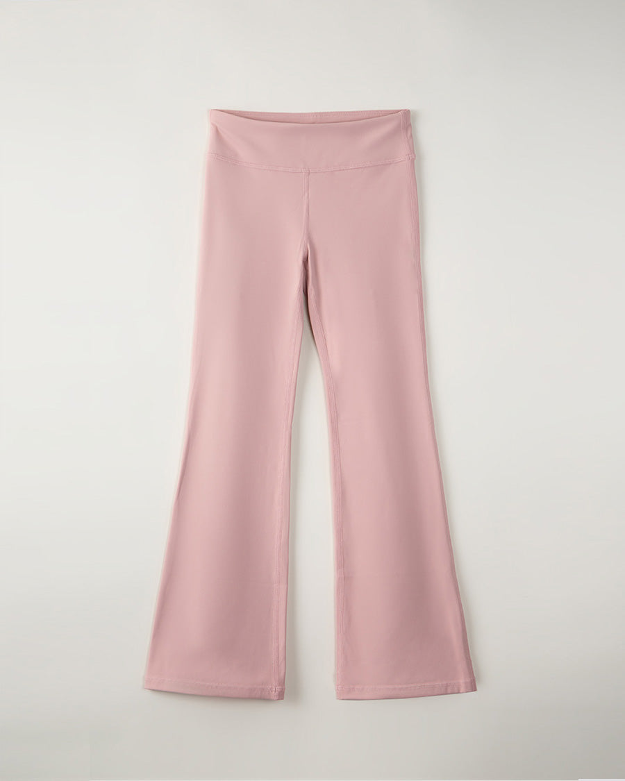 Pink Girls Flare Leggings