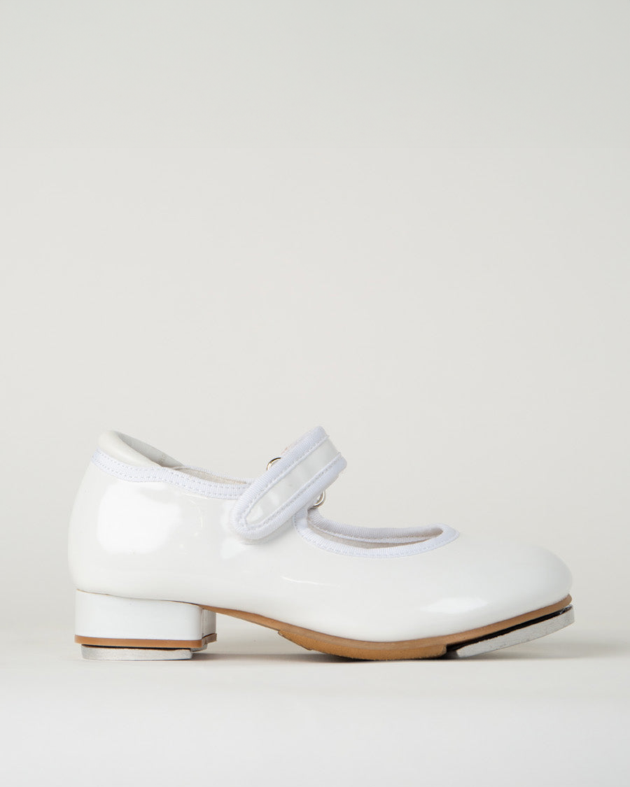 White Kids Tap Shoes
