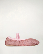 Rose Glitter Kids Glitter Ballet Shoes