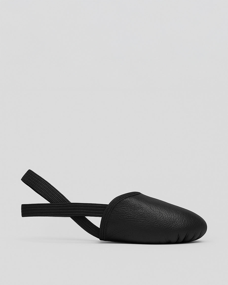 Black Leather Pirouette Shoes