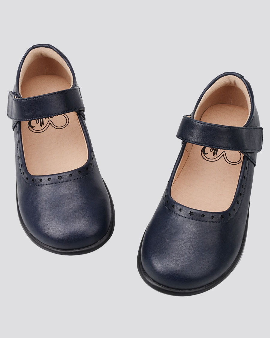 Navy Girls Mary Jane School Uniform Shoes