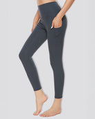 Grey High Waisted Yoga Leggings