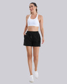 Black Easy Comfort Lounge Shorts
