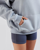 Baby Blue Long-Sleeve Oversized Hoodie