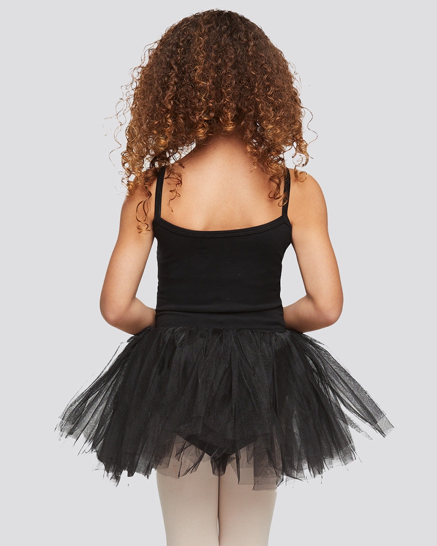 Black Girls Camisole Tulle Dress