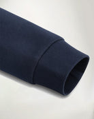 Navy Fleece Zip-Up Hoodie