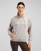 Light Grey Classic-Fit Spacer Hoodie