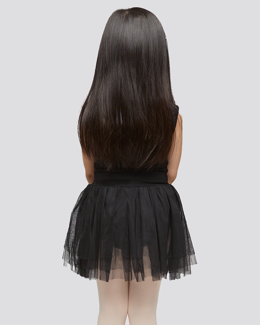 Black Girls Tank Tulle Dress