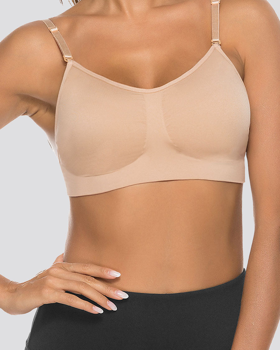 comfortable bras front detail