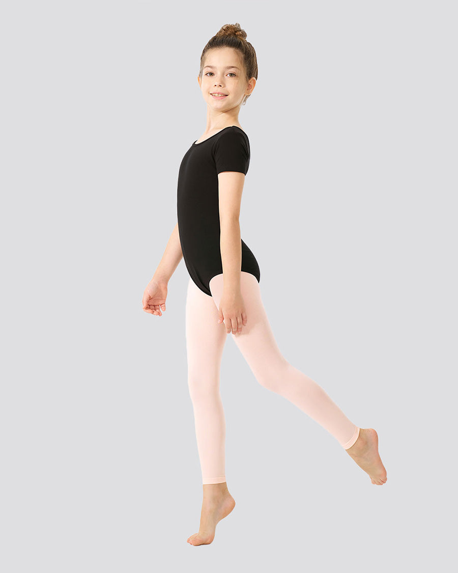 Ballet Pink Girls Ultra Soft Footless Ballet Tights