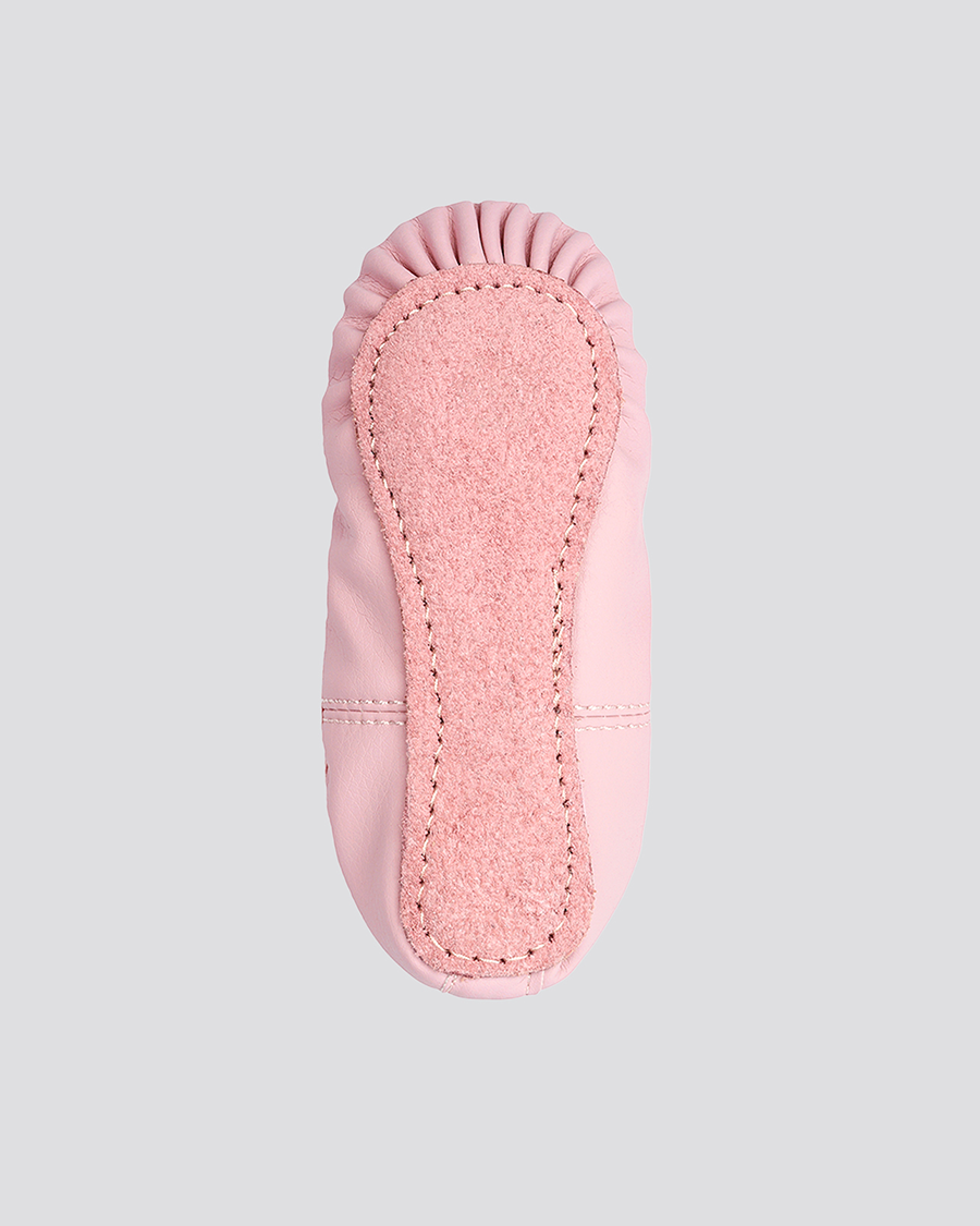 Pink Kids PU Full Leather Ballet Shoes (Full Sole)