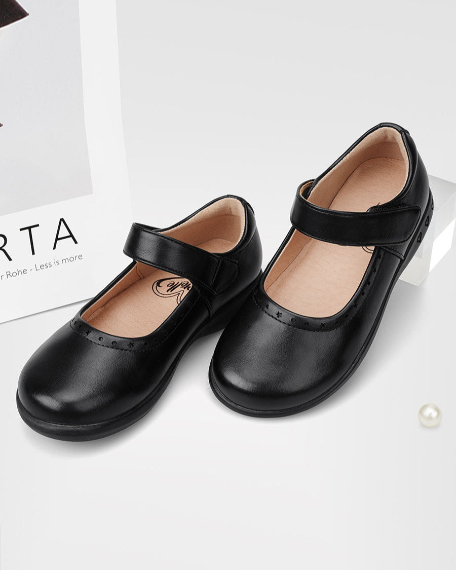 Black Girls Mary Jane School Uniform Shoes