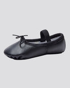 Black Kids Premium Leather Ballet Shoes (Full Sole)