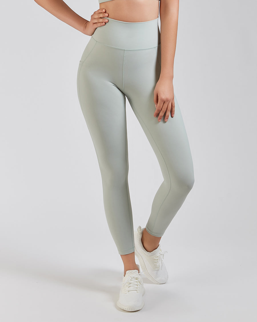 Mint Green SoftLuxe Yoga Pants with Pockets