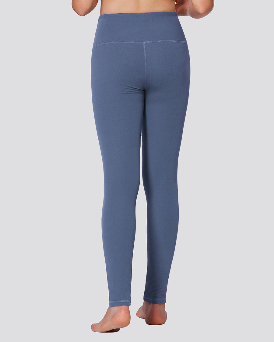 Dark Slate Blue Girls Soft Yoga Leggings