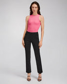 Black Women Business Casual Work Pants | Straight 30''