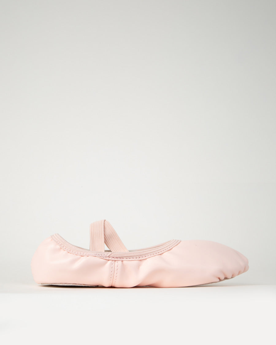Ballet Pink Kids PU Leather Ballet Shoes