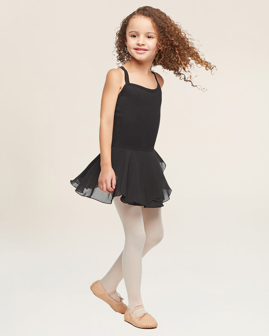 Black Girls Camisole Dance Dress