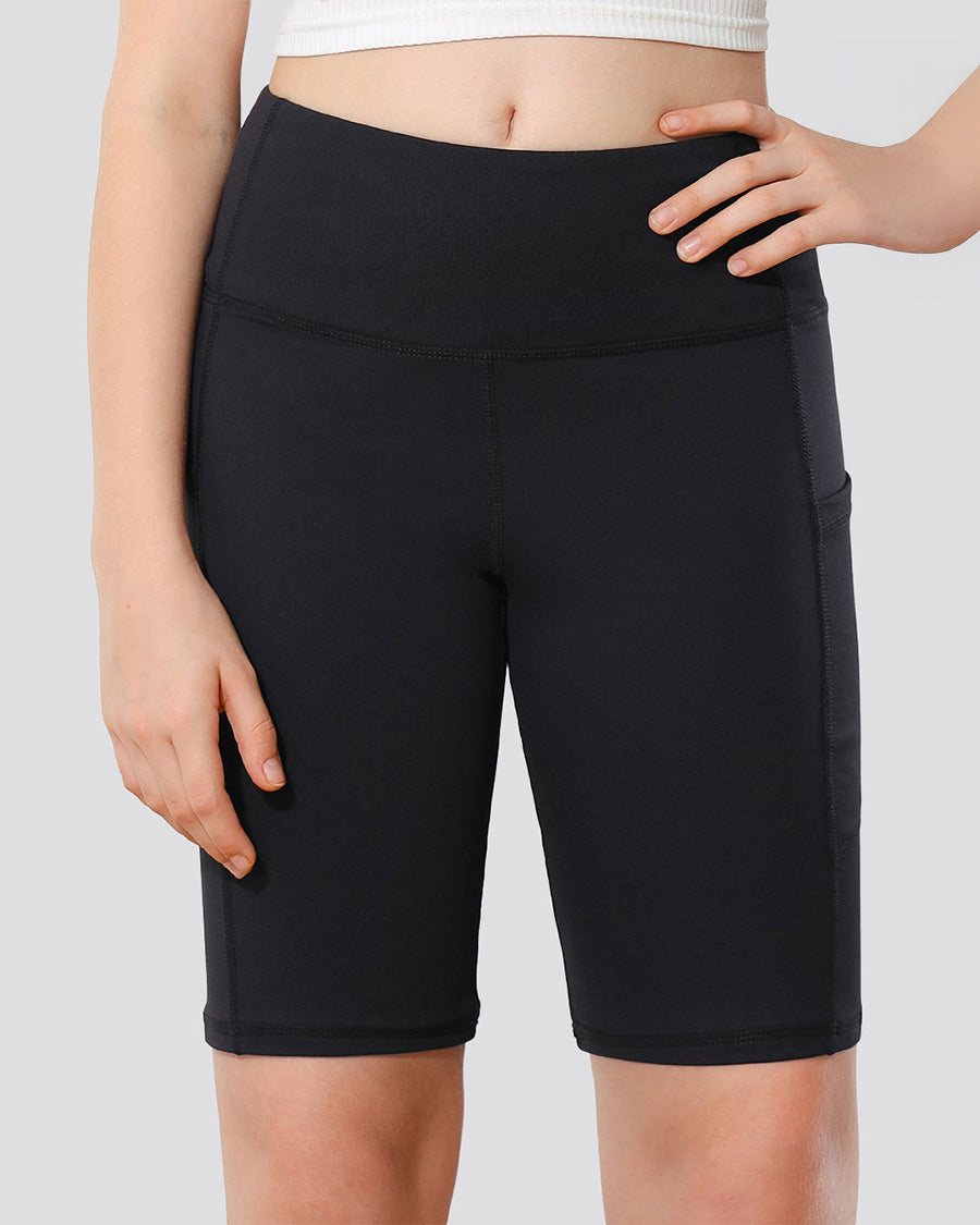 Black Girls 8" Volleyball Shorts