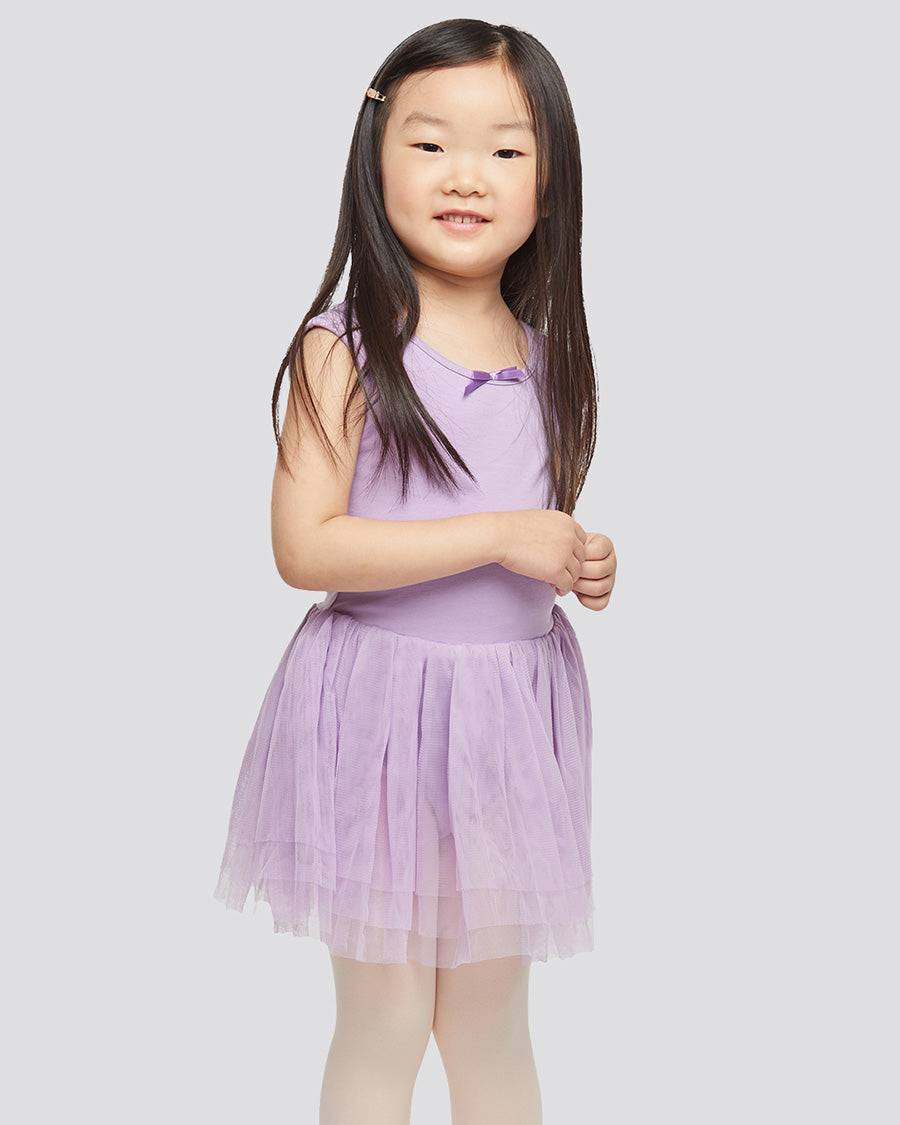 Purple Girls Tank Tulle Dress