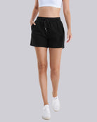 Black Easy Comfort Lounge Shorts