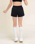 Black Girls Stretchy Athletic Shorts
