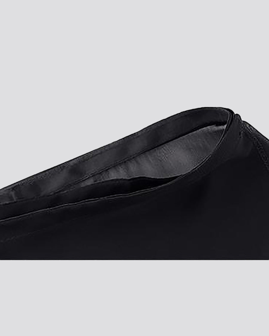 Black Women Chiffon Wrap Skirt
