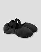 Black Adults Stretch Canvas Split Sole Ballet Shoes