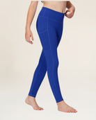 Cobalt Blue Girls Athletic Leggings
