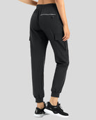 Black Cargo Hiking Pants Tapered