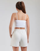 White Comfy Lounge Shorts