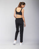 Black Cargo Hiking Pants Straight Leg