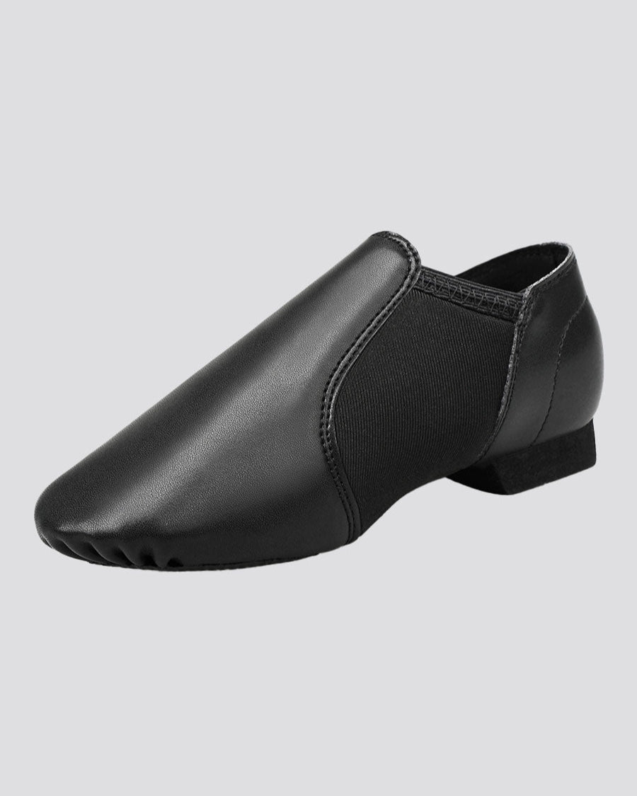 Black Kids PU Leather Jazz shoes