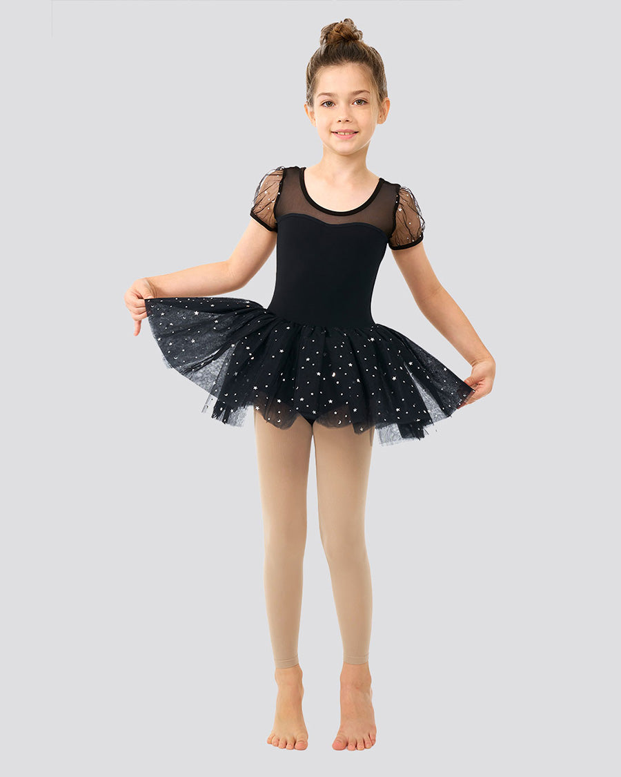 Tan Girls Ultra Soft Footless Ballet Tights - View 2