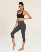 Charcoal Capri Yoga leggings