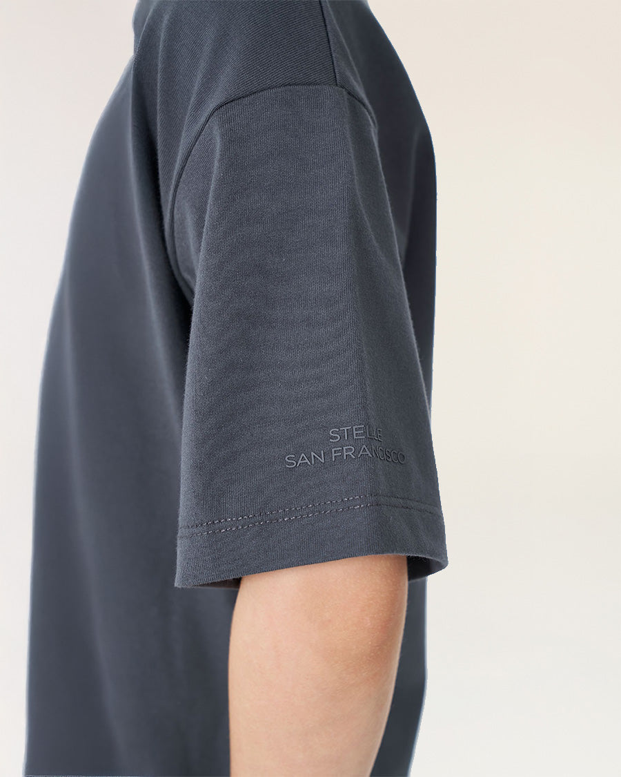 Charcoal Kids Comfy Oversized Cotton Tee
