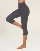 Charcoal Capri Yoga leggings