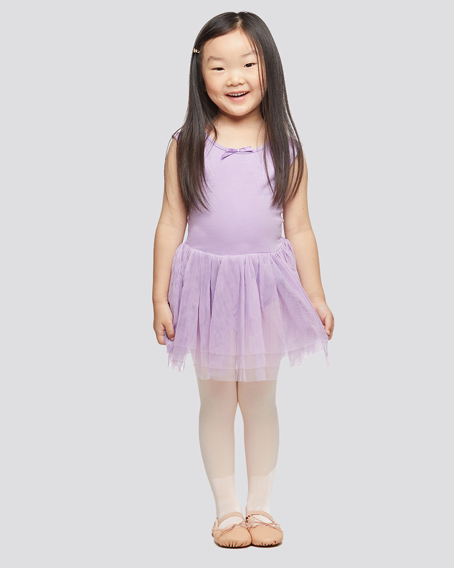 Purple Girls Tank Tulle Dress