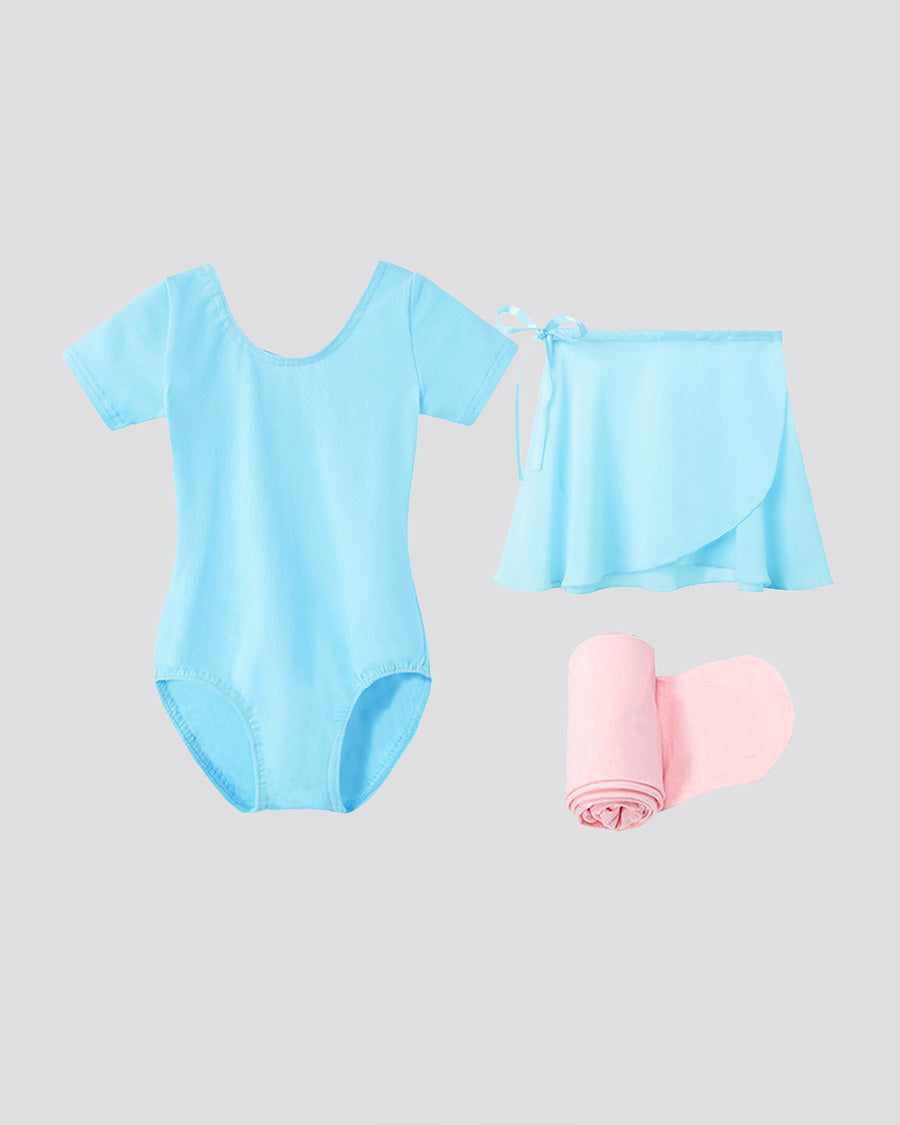 Pool Blue Girls Ballet Leotard Starter Kit