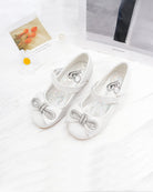 White Girls Closed Toe Mary Jane Shoes