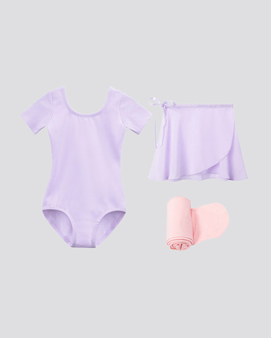 Lavender Girls Ballet Leotard Starter Kit